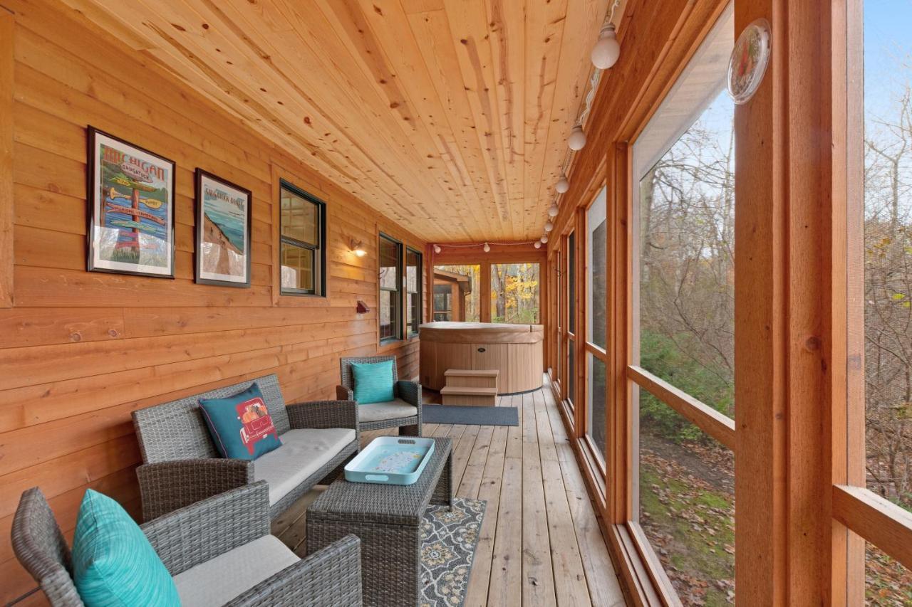 Kingfisher Cove Cabin 2 Saugatuck Exteriör bild